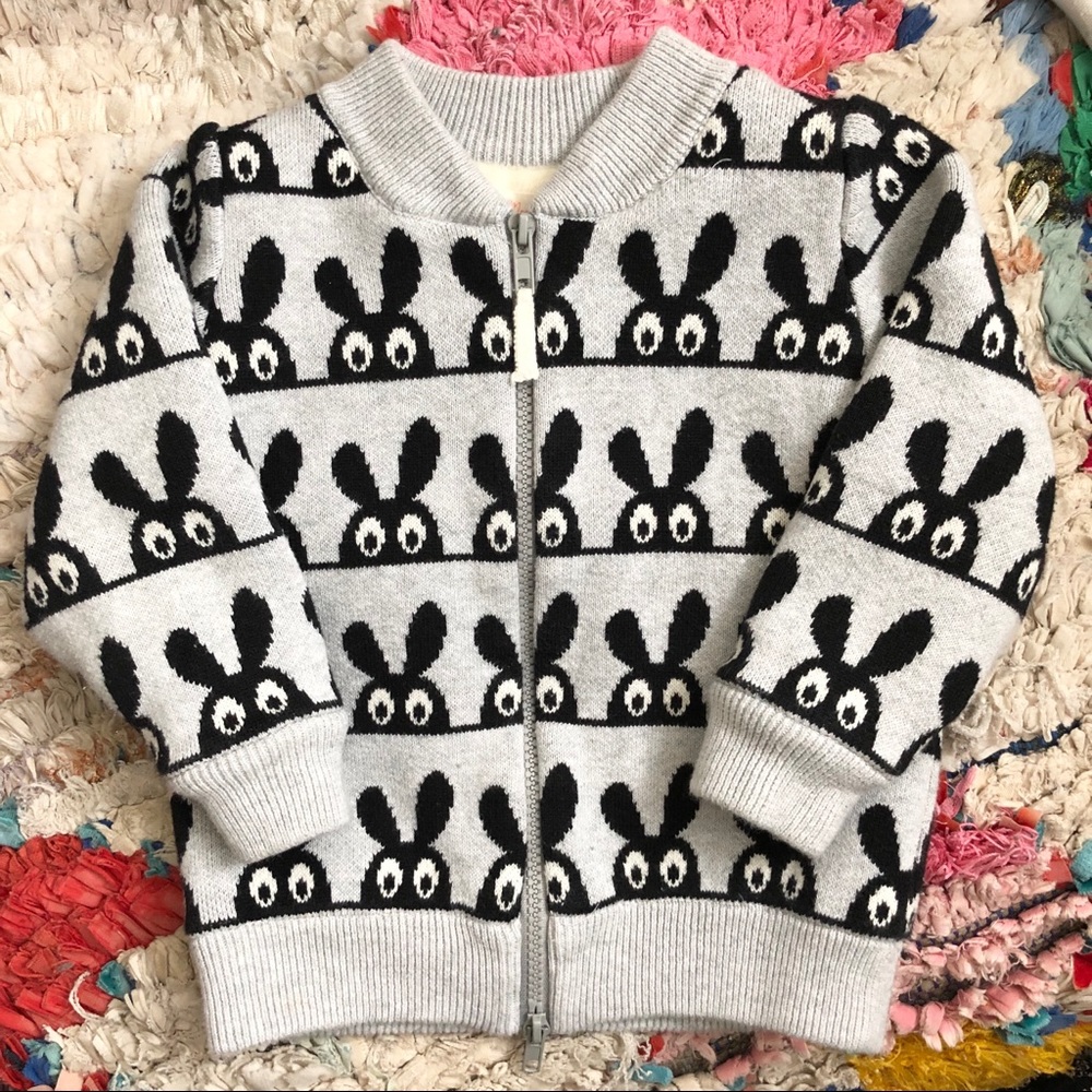 Rabbit kids knit jacket